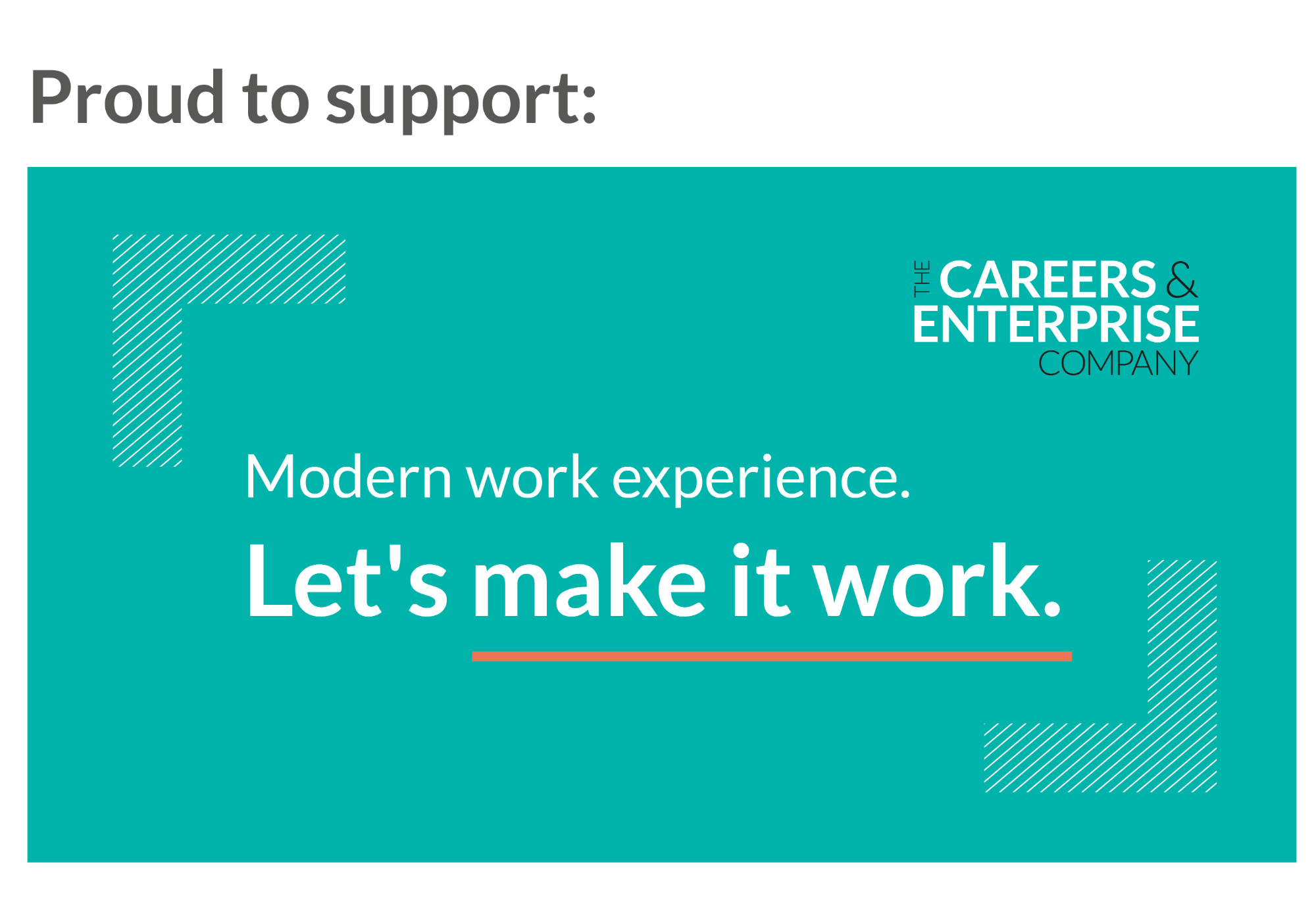 Proud to support Careers and Enterprise