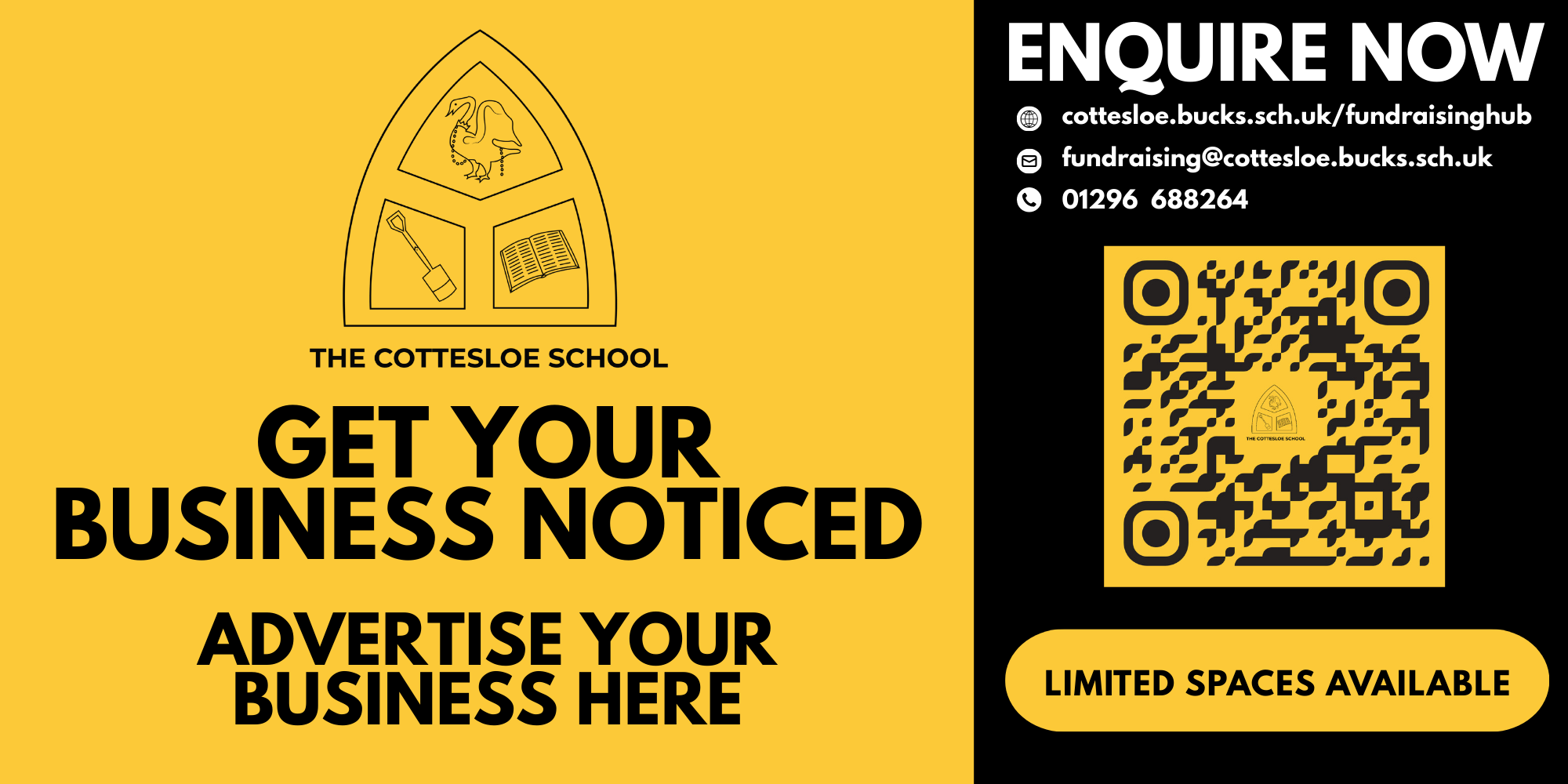 3G Banner The Cottesloe School 3G Banner The Cottesloe School