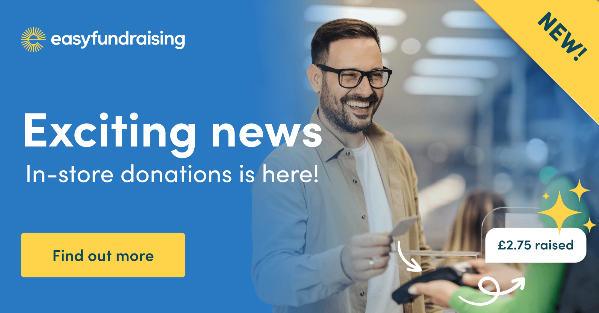 Easyfundraising New In-Store Donations A reminder that there is a fantastic way to support The Cottesloe School without it costing you a penny extra. Through the easyfundraising app, you can now raise donations for our school by using your normal debit or credit card at your favourite high street shops, cafes, and restaurants. Participating retailers pay the donation directly to us – a simple way to help boost our school community's funds during your normal weekly shop or when grabbing a quick coffee. How to set it up:  Open the easyfundraising app and select the In-store option. Link your payment card by clicking the Add a card button. Shop as normal! When you pay with your linked card at participating stores such as Tesco, M&S, or Costa, a donation is automatically sent to The Cottesloe School.