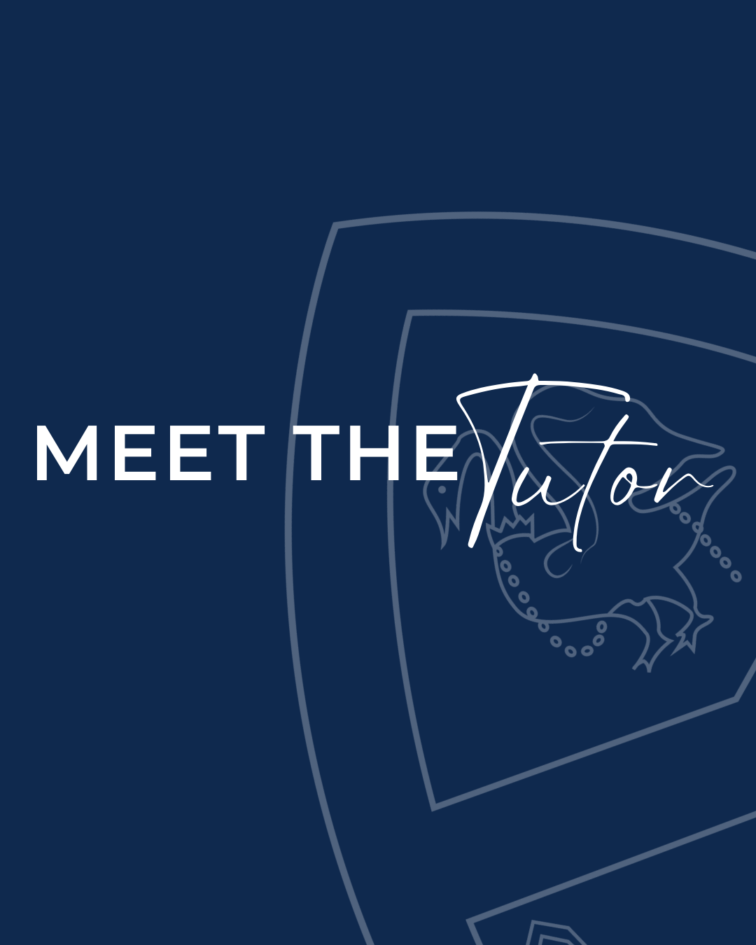 Meet the tutor