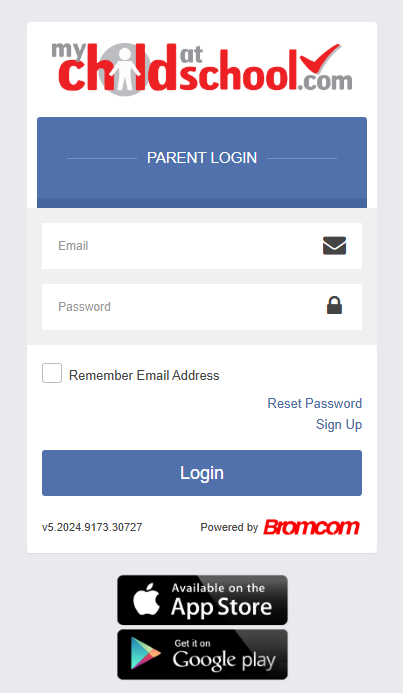My Child At School Login